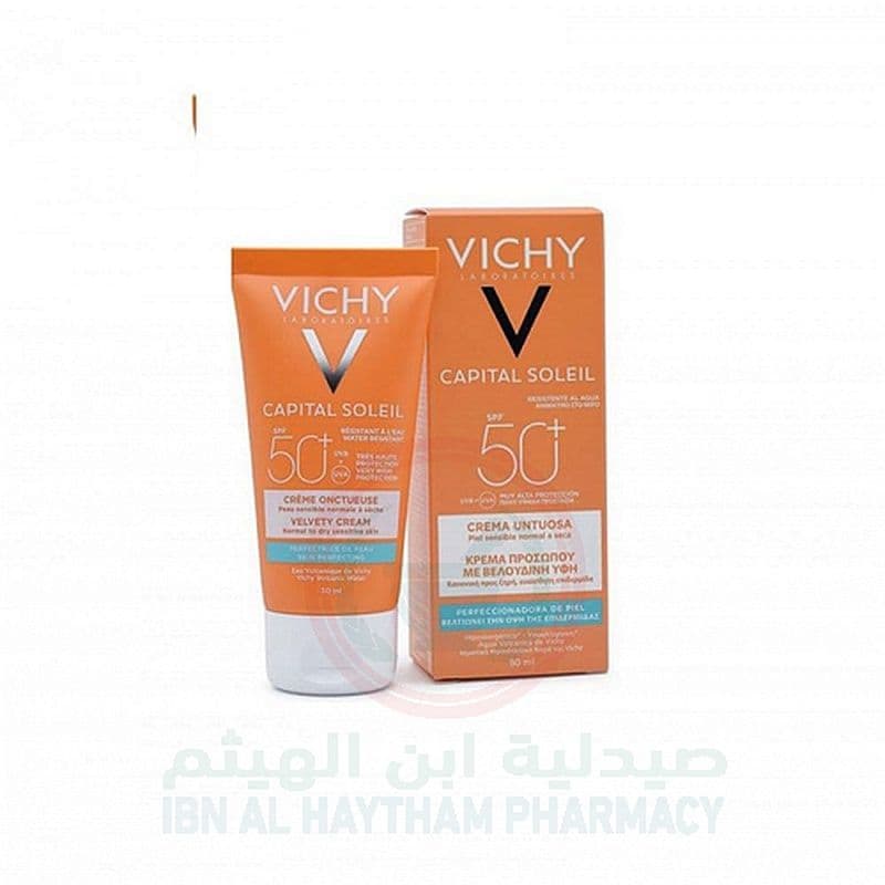 Vichy Capital Soleil Velvety Sunscreen For Normal To Dry Skin Spf 50 50Ml