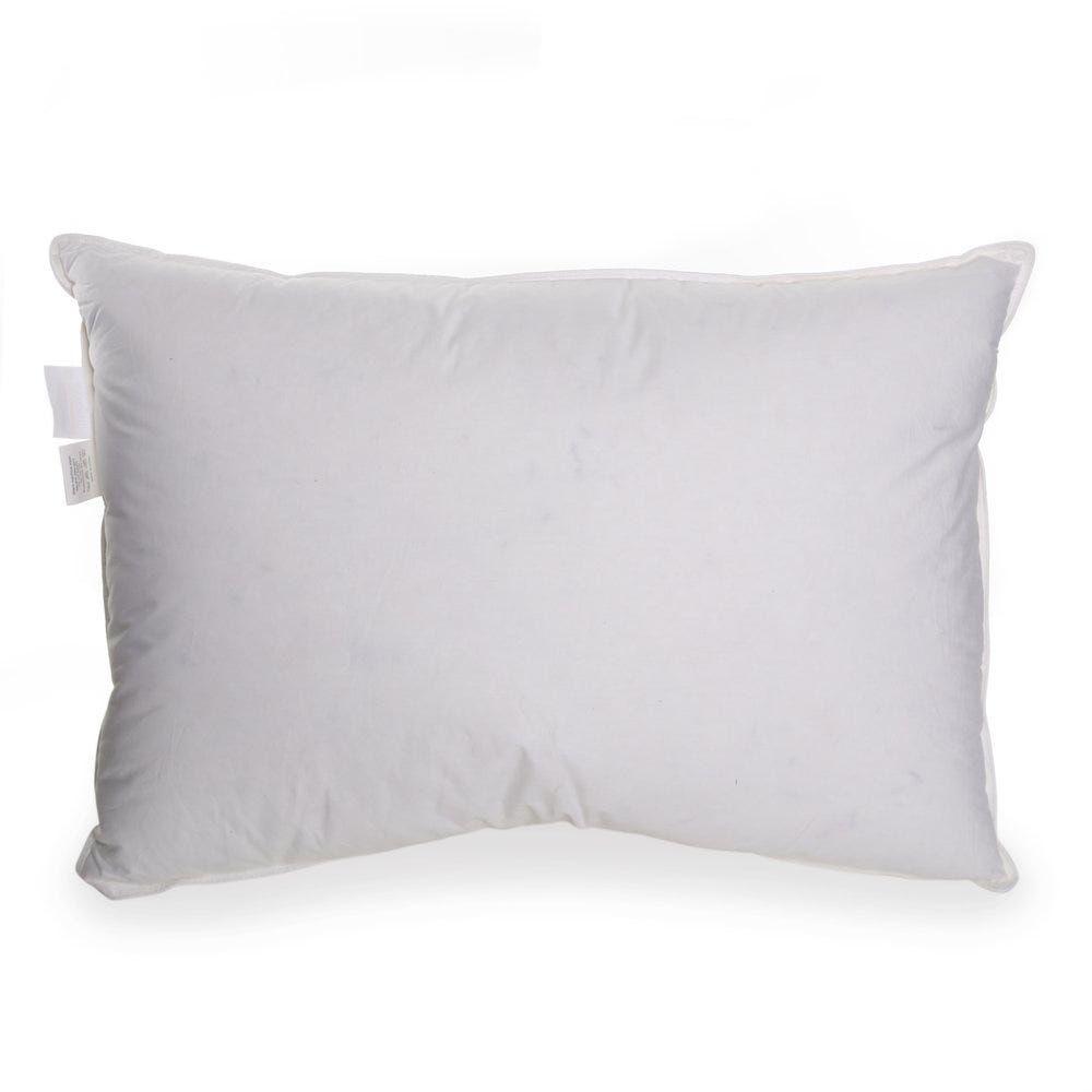 Goose Feather Pillow, White Â€“ 50X70 Cms