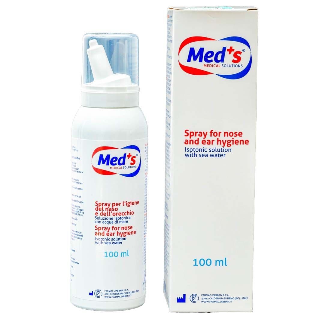 Med+S Spray For Nose And Ear Hygiene Isotonic 100ML