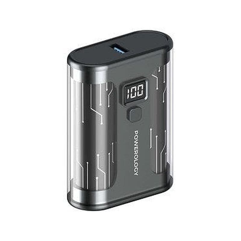 Powerology 10000Mah Crystalline Series Power Bank Black