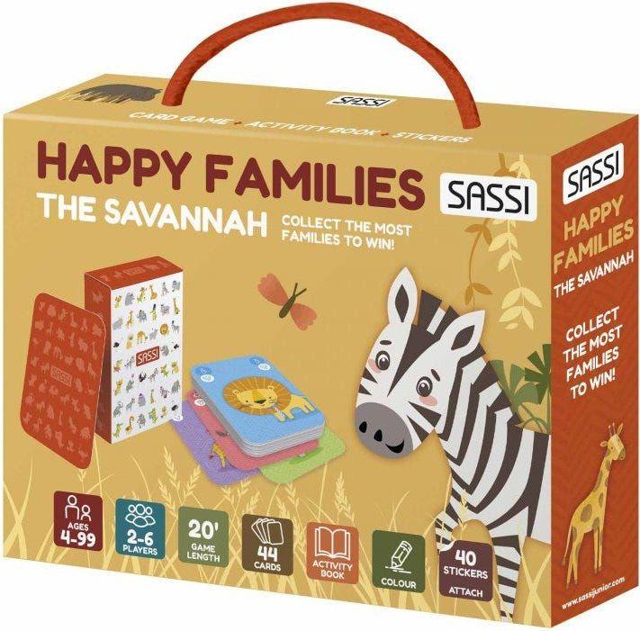 Card Games - Happy Families. The Savannah