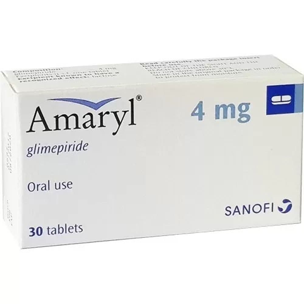 Amaryl 4 Mg 30 Tablets