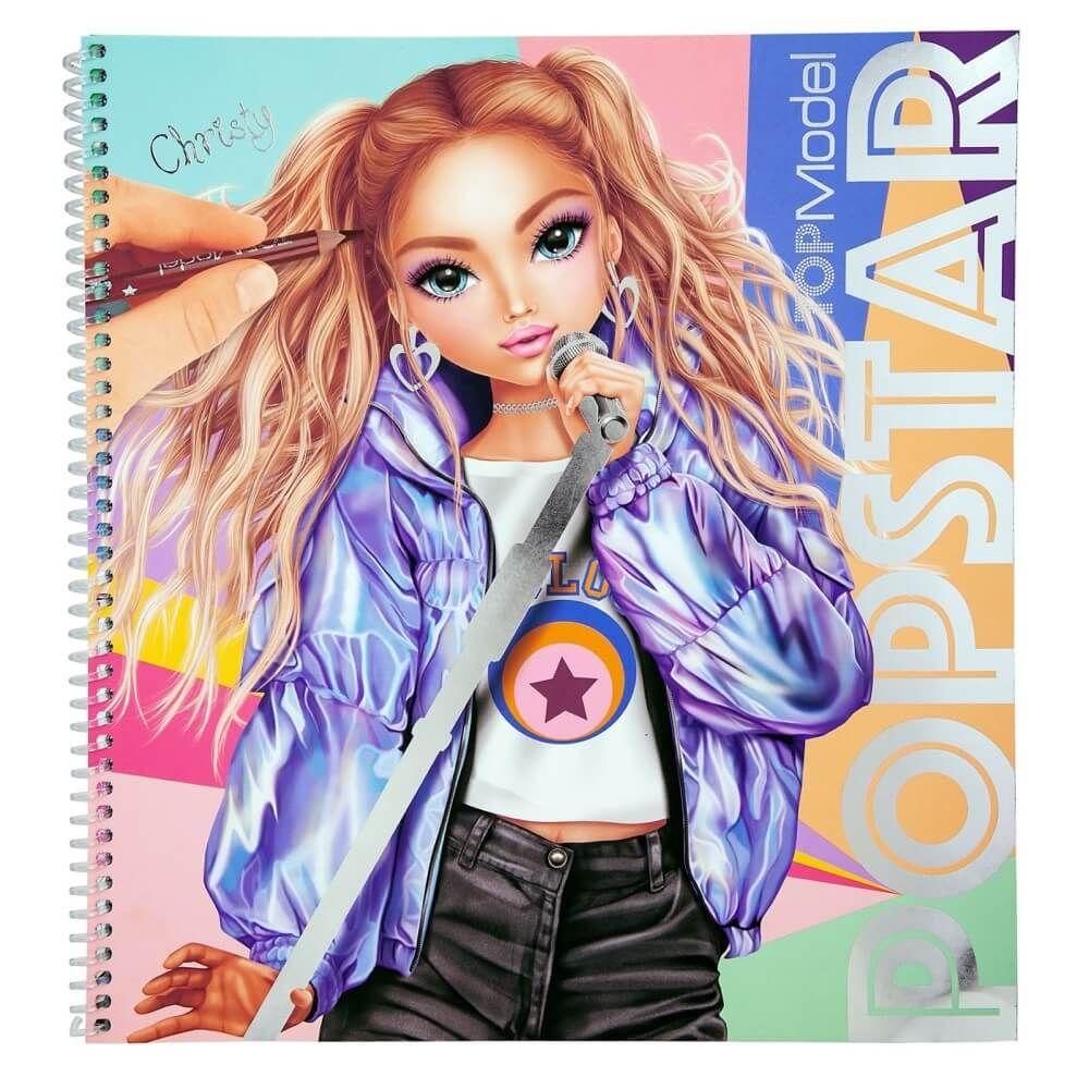 Topmodel Popstar Coloring Book