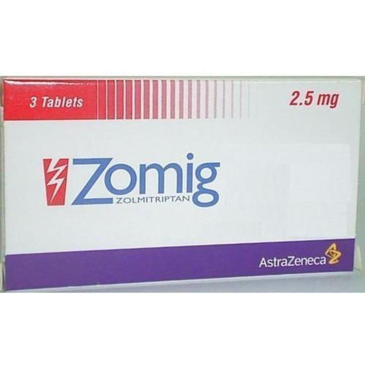 Zomig 2.5Mg Tab 3S