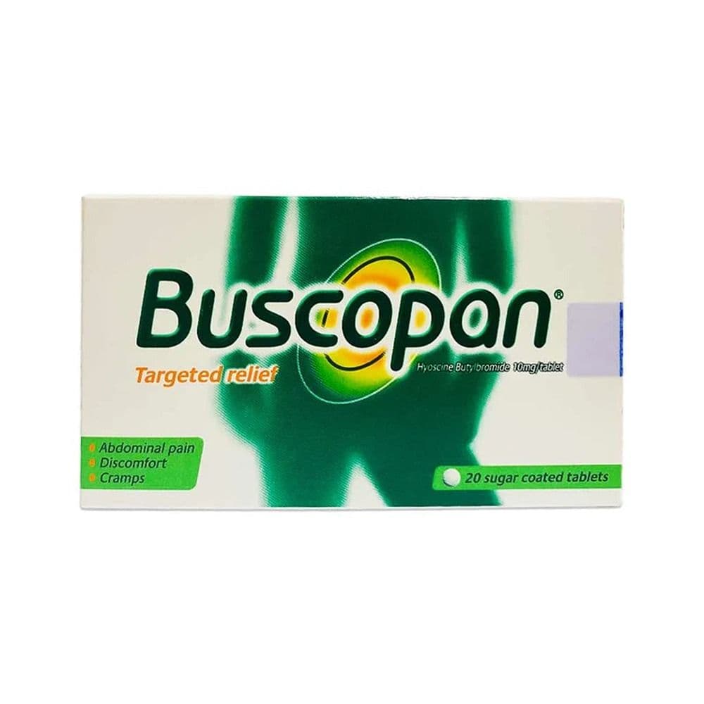 Buscopan 10 Mg 20 Tablets