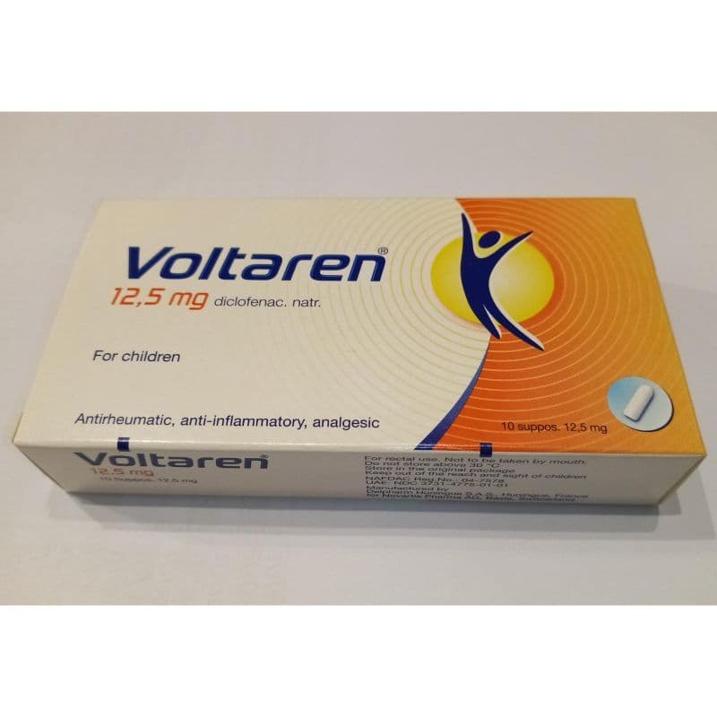 Voltaren Suppository 12.5 Mg 10 PC