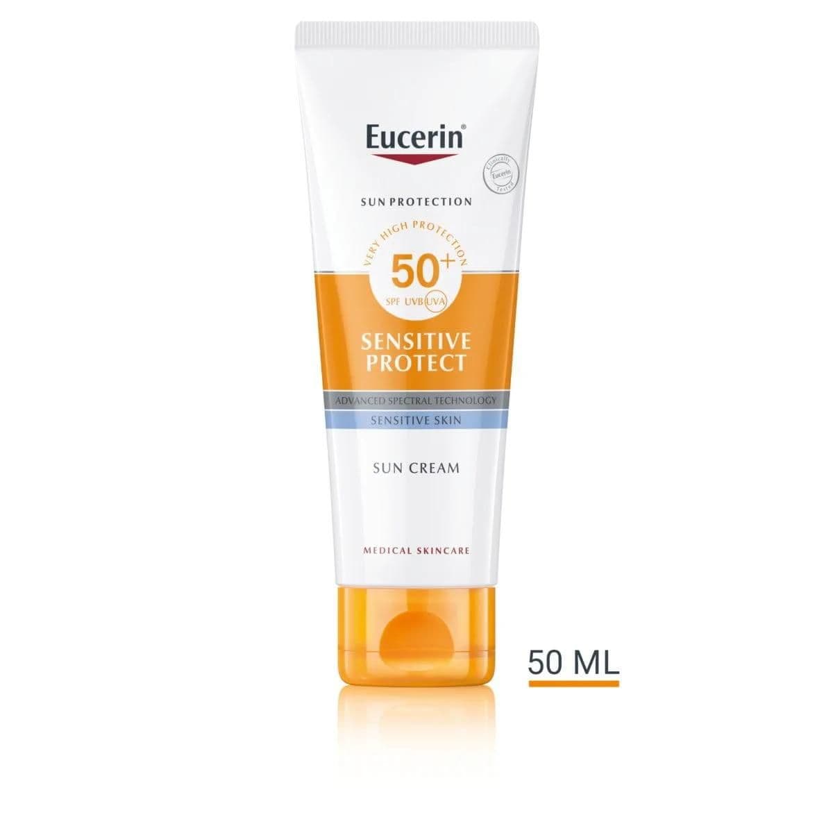 Eucerin Sun Face Sensitive Protect Cream Spf50+ 50Ml #63842