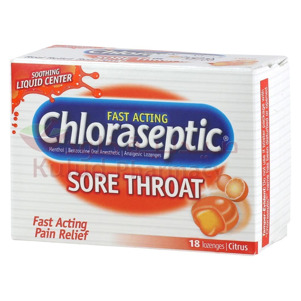 Chloraseptic Citrus Lozenges  18 PC