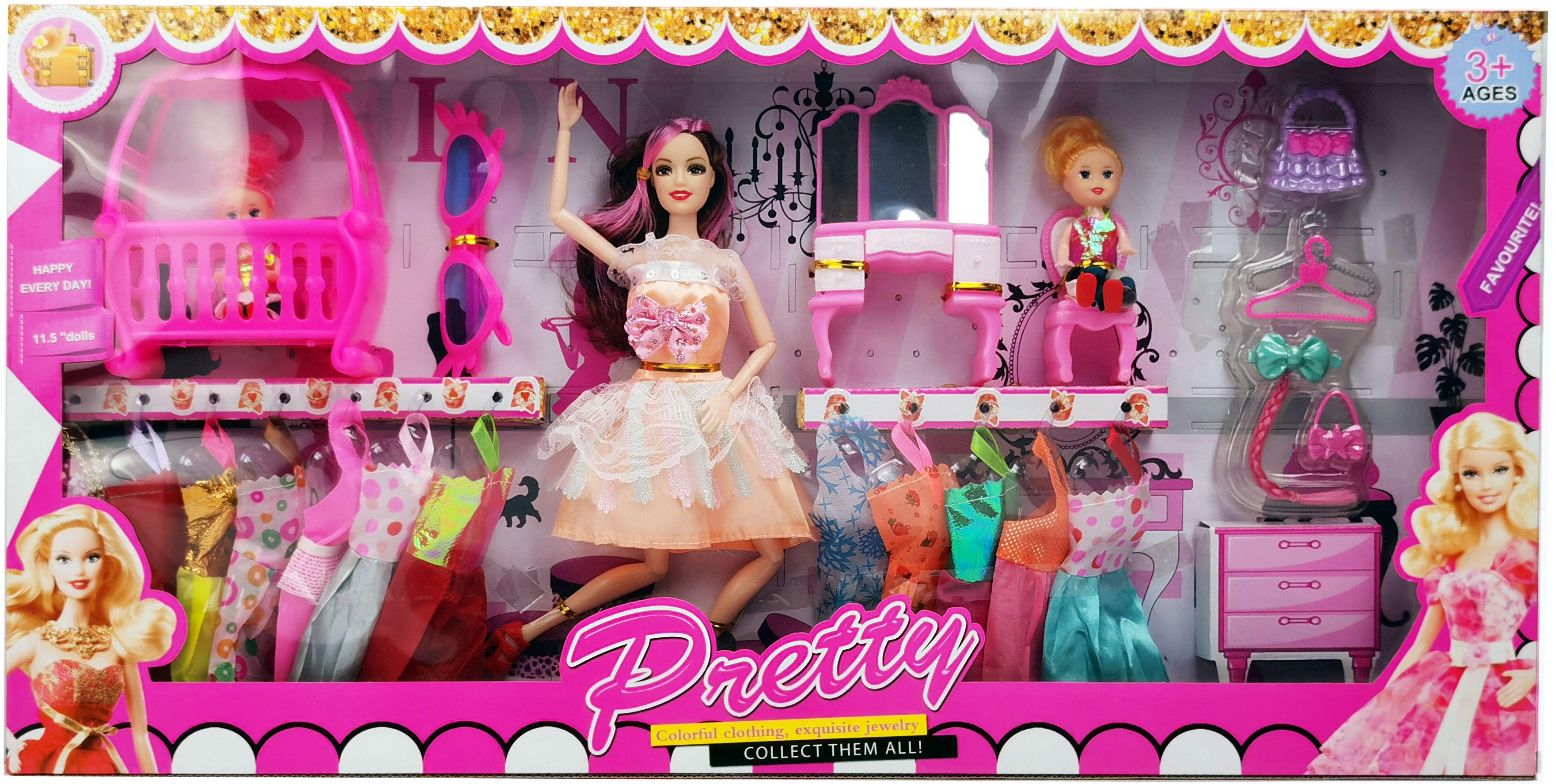 11.5inch 11joints Barbie Doll Set