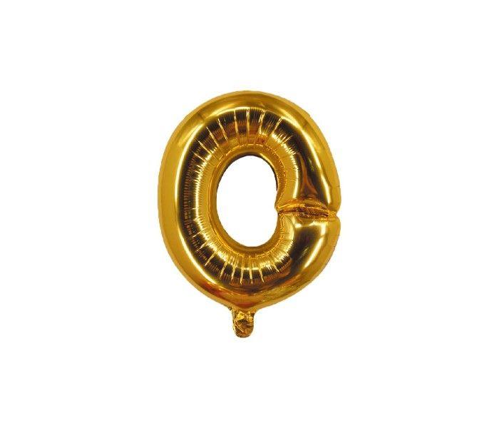 Party Time O-G-803409 Letter O 16 Inch Foil Balloon Gold