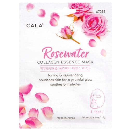 Cala -Rosewater Collagen Essence Mask (1 Sheet) -67095 #19722