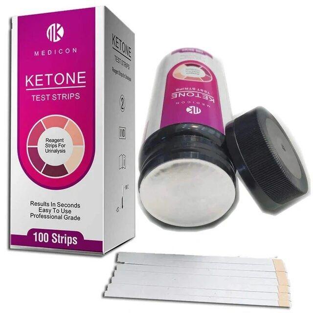 Medicon Ketone Test Strips 100