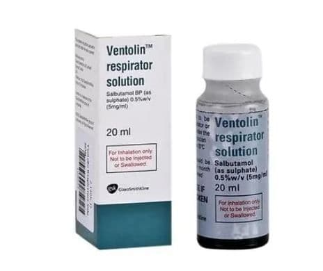 Ventolin Respirator Solution - 20 Ml