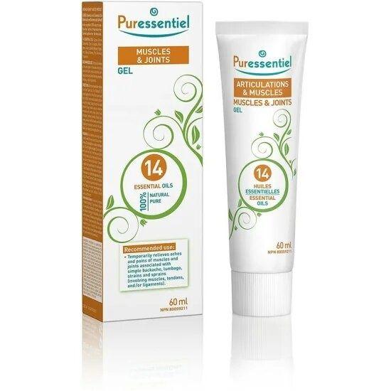 Puressentiel Muscles And Joints Gel With 14 Essential Oils-60 Ml