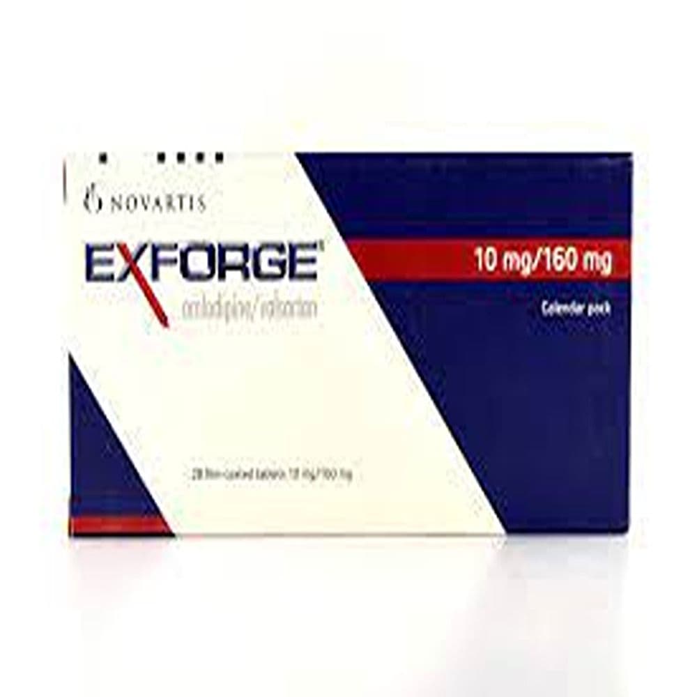 Exforge 10Mg / 160Mg 28 Tablets