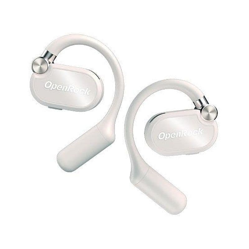 Openrock X Open-Ear Air Conduction Sport Earbuds White
