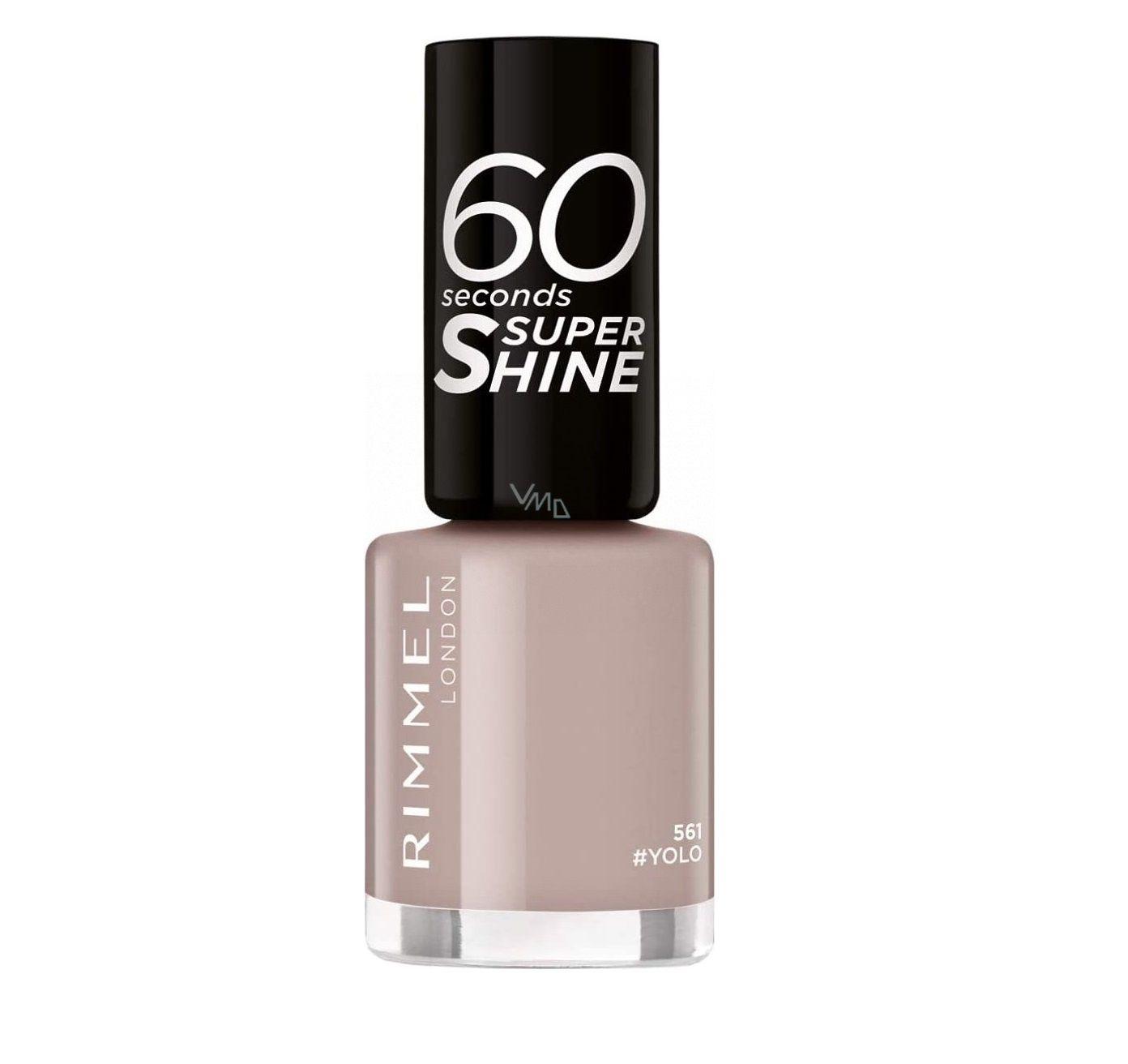 Rimmel London 60 Sec Super Shine Nail Polish 561 Yolo 8 Ml