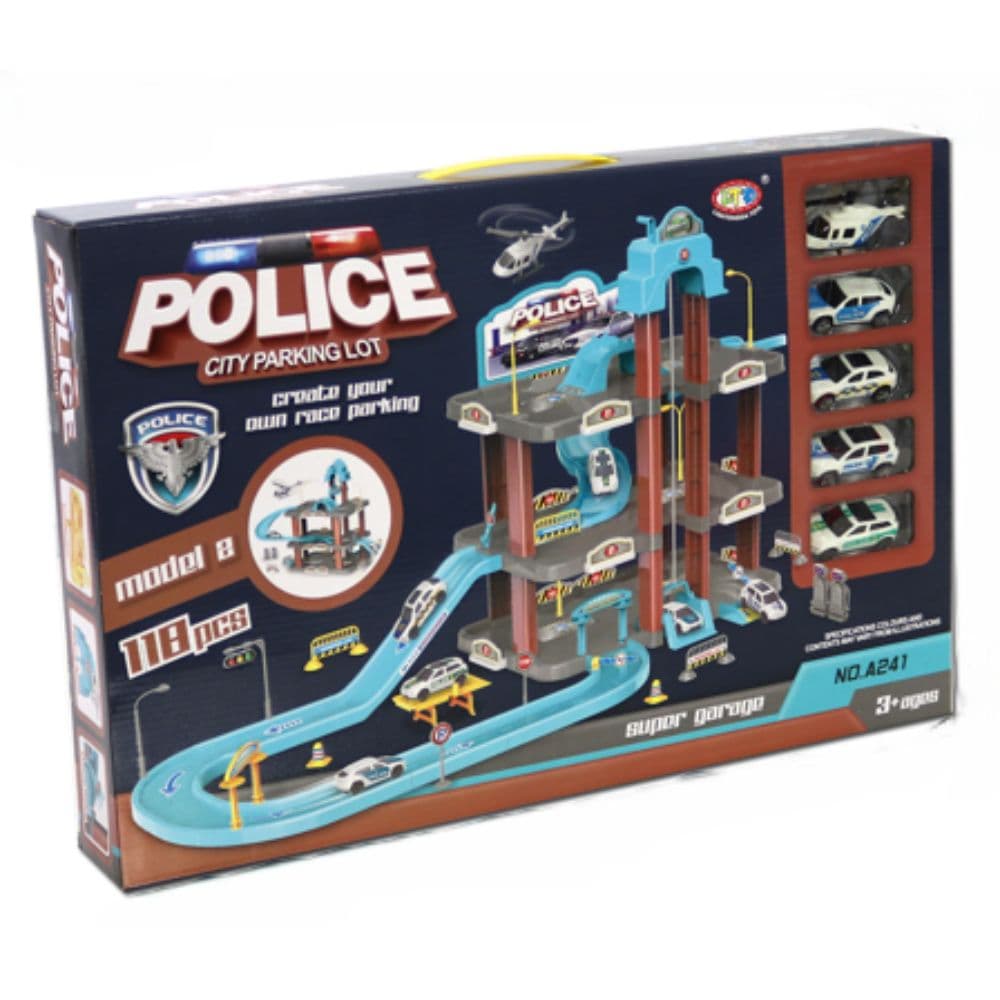 Police City Parking Lot 118Pcs. (A241)