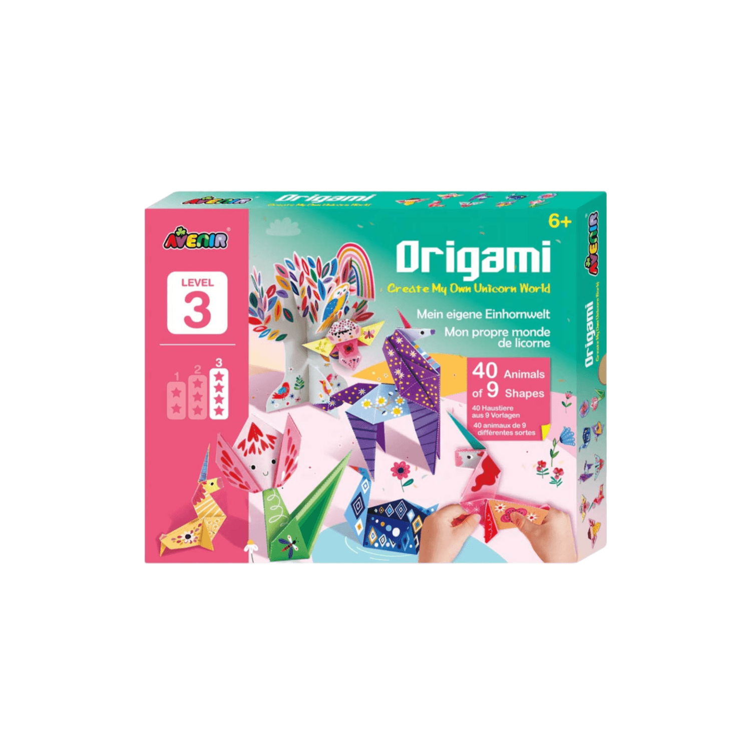 Avenir Origami -  Create My Own Unicorn World