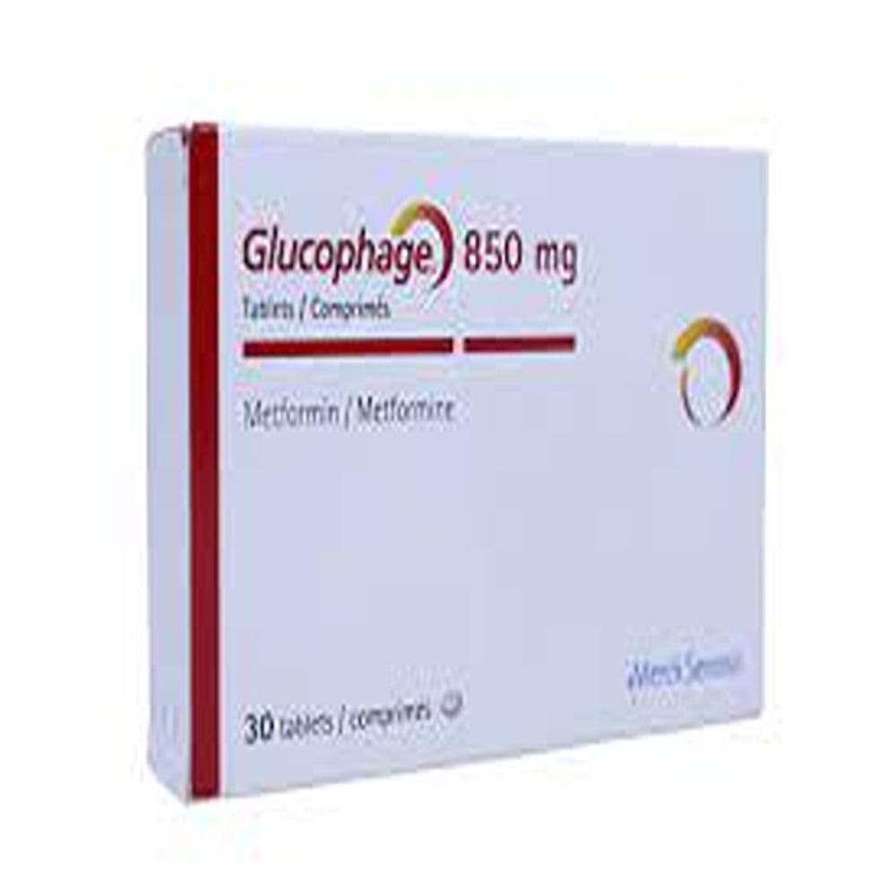 Glucophage 850 Mg 30 Tablets