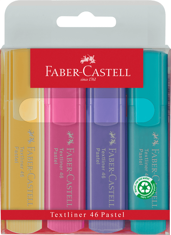 Faber Castle Highlighter 4Colours