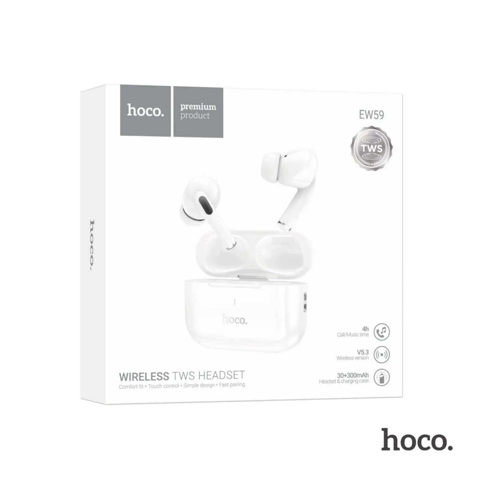Wireless Tws Bluetooth Headset Touch Control - Hoco - Ew59