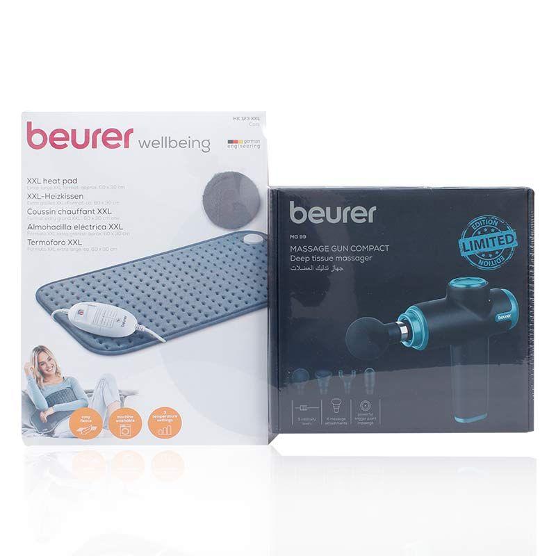 Beurer Hk123 Heating Pad + Mg99 Massage Gun