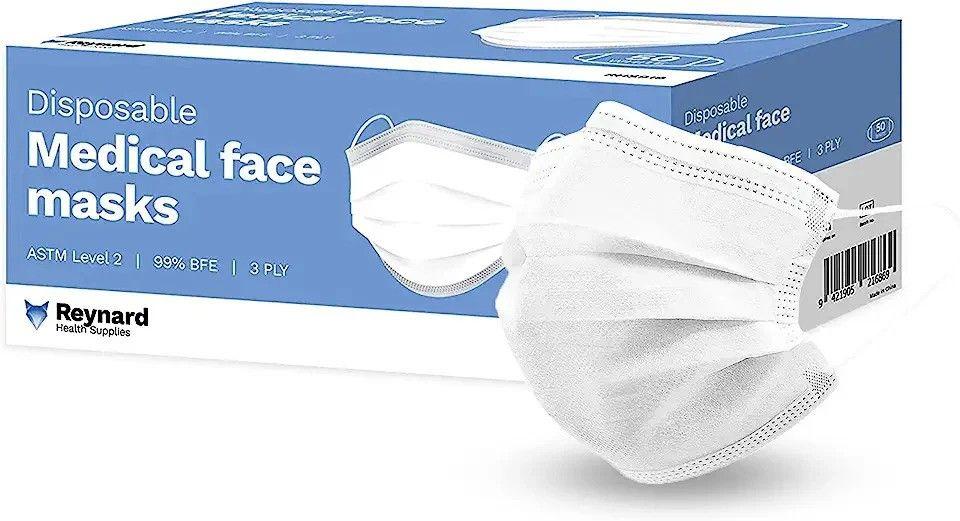 Safe And Safe Disposable Face Mask White 50 Pcs