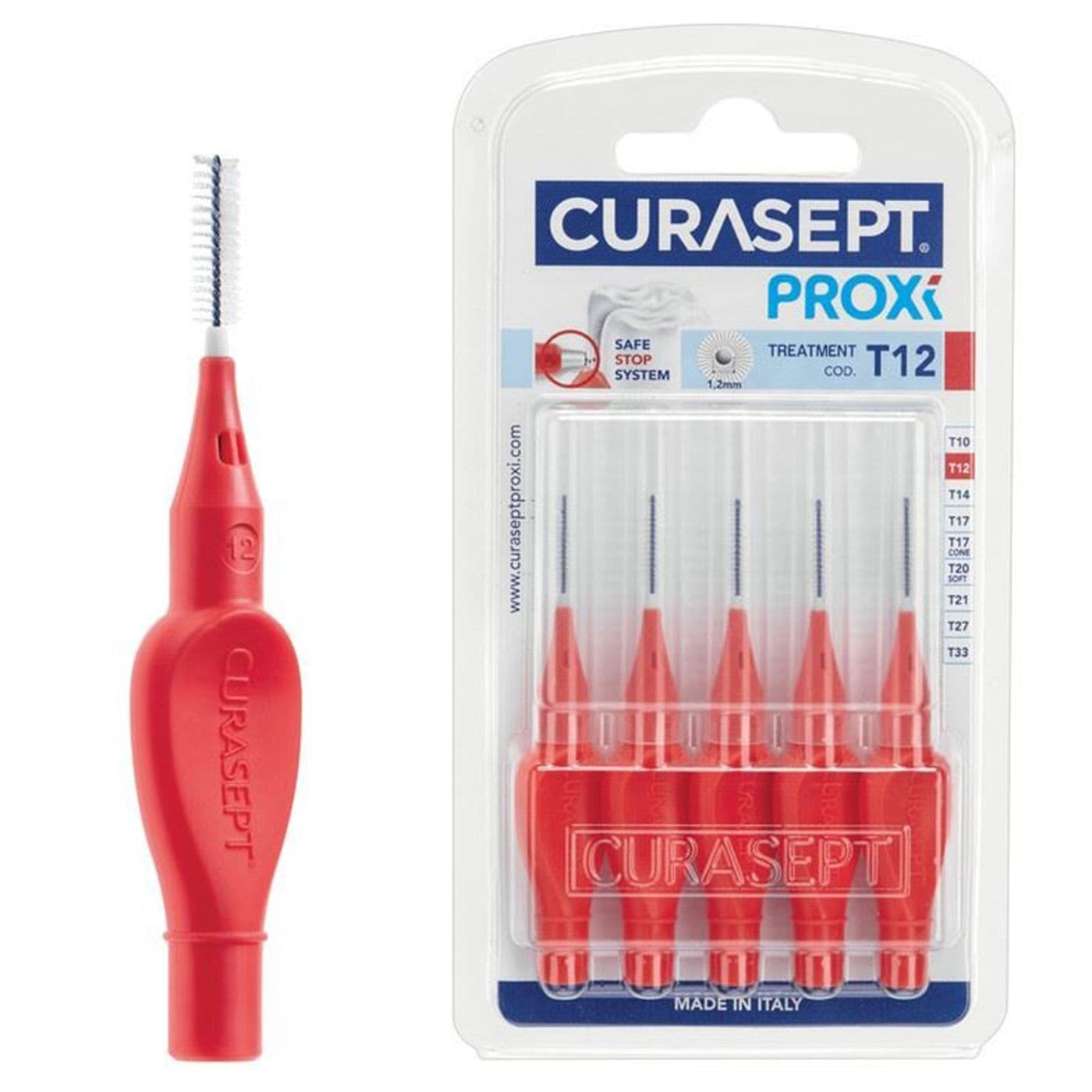 Curasept Proxi T12 Red Interdental Brush  5 PC