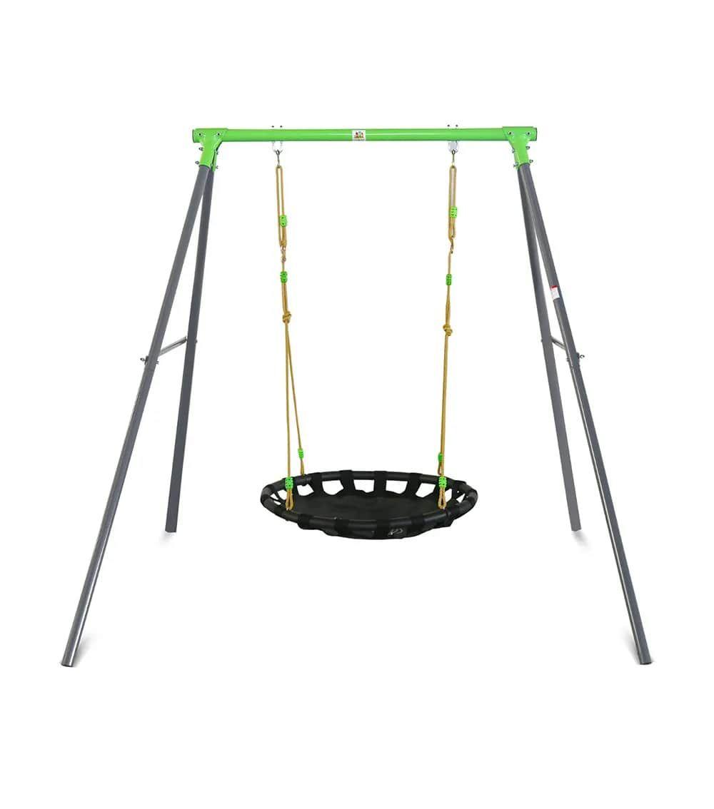 Dynamic Sports Fennic Fox Nest Metal Swing Set -202cm x 185cm x 199cm