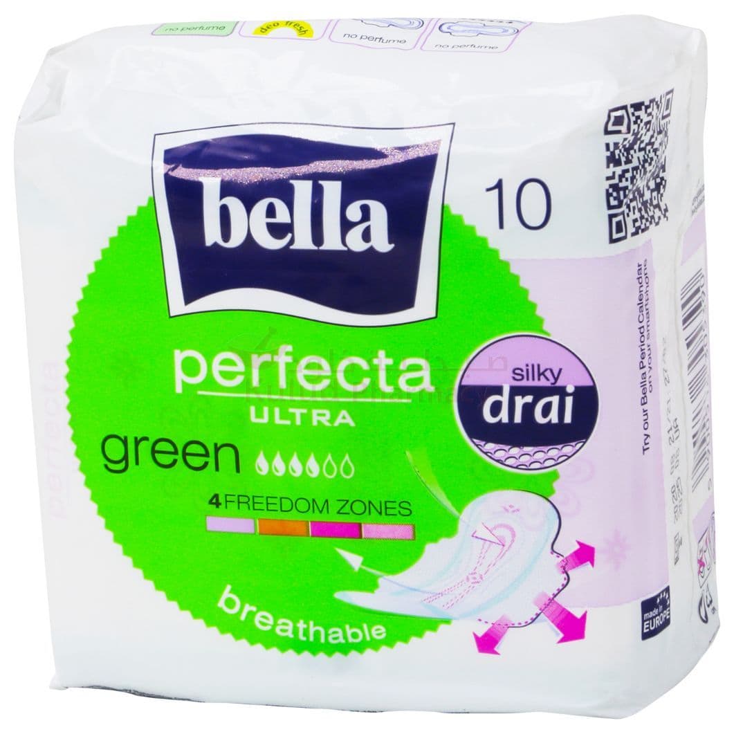 Bella Perfecta Ultra Green Sanitary Pads  10 PC