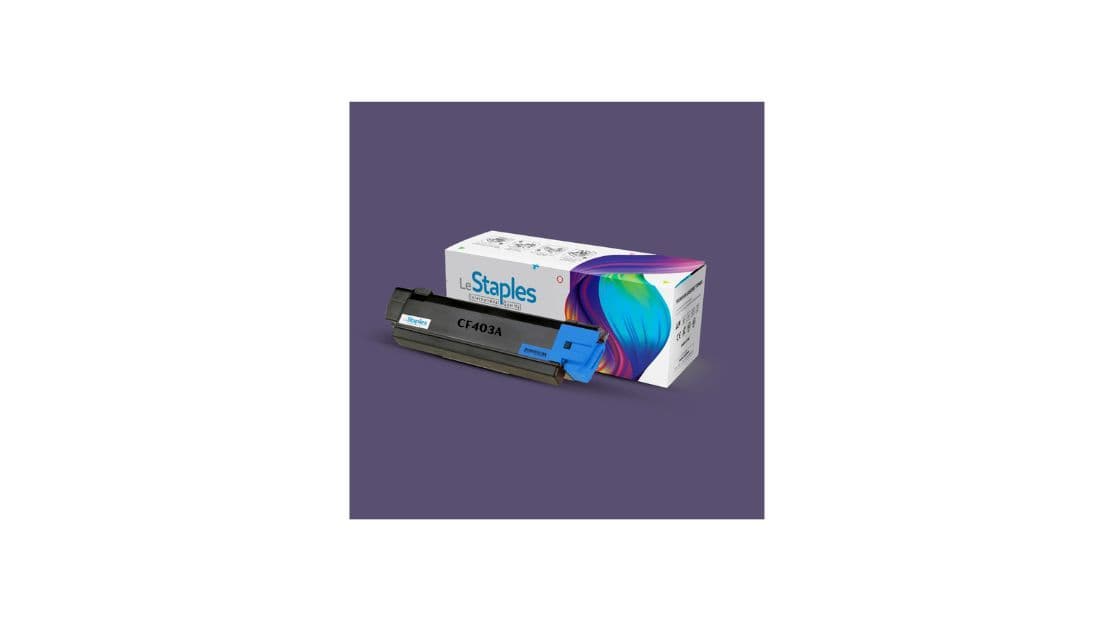 CF403A / 201A Magenta  Le Staples Premium Toner For HP 