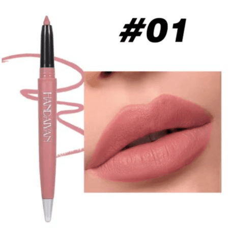 Matte Lip Crayon Velvet Lip Liner Waterproof Long Lasting Handaiyan 1