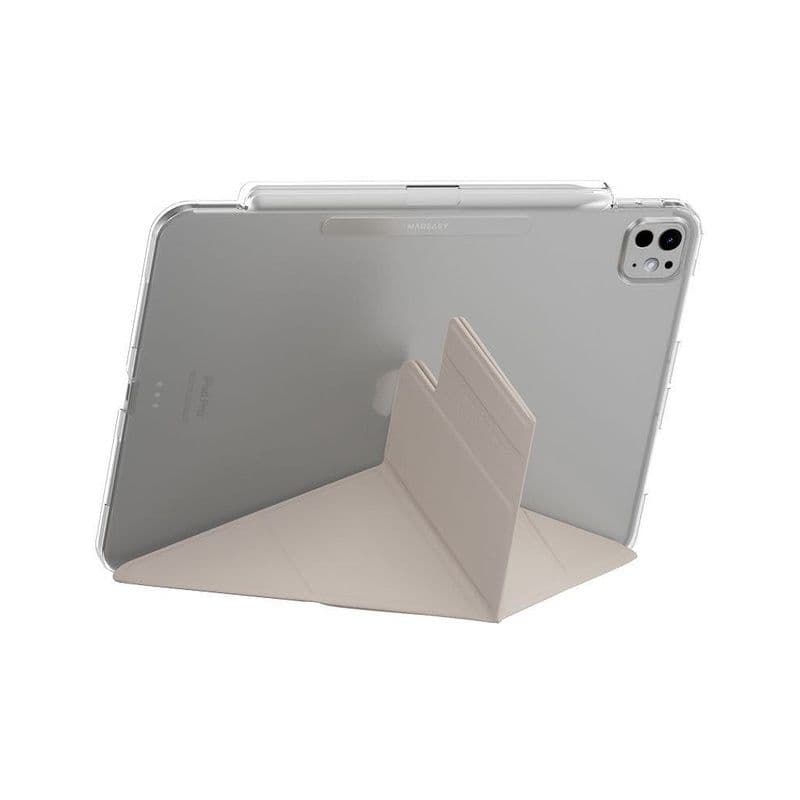 Mageasy Facet Case With Pencil Holder For 2024 Ipad Pro 11"-Starlight White