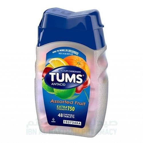 Tums Fruits Tablets 48S