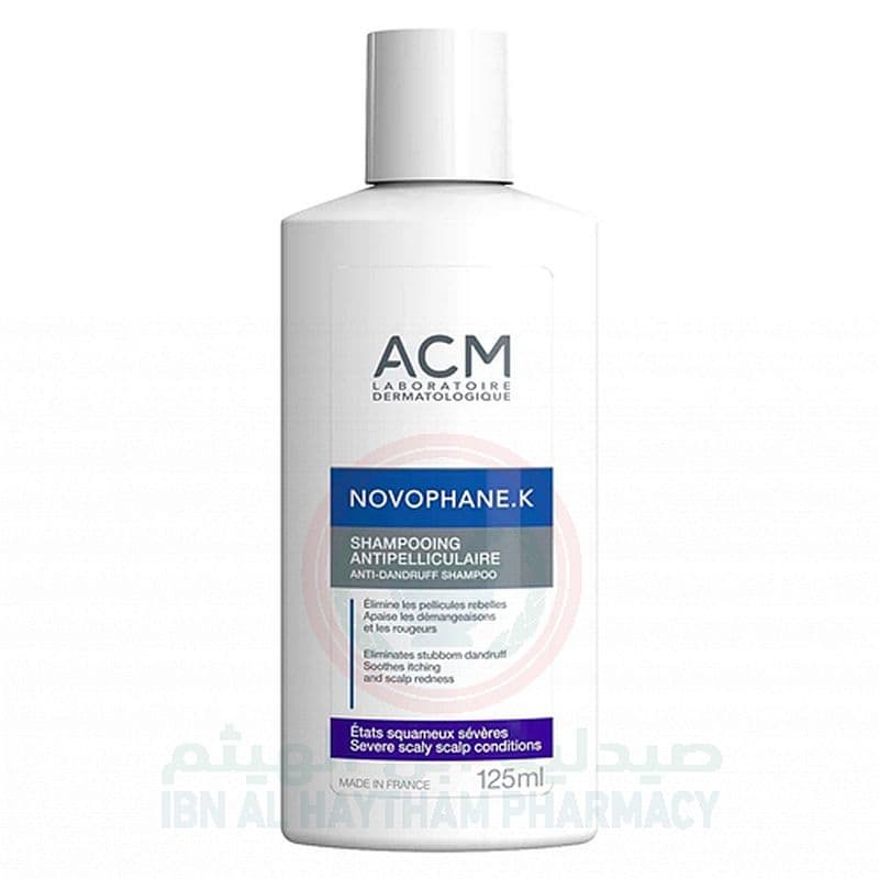 Acm Novophane K Anti Dandruff Shampoo 125Ml