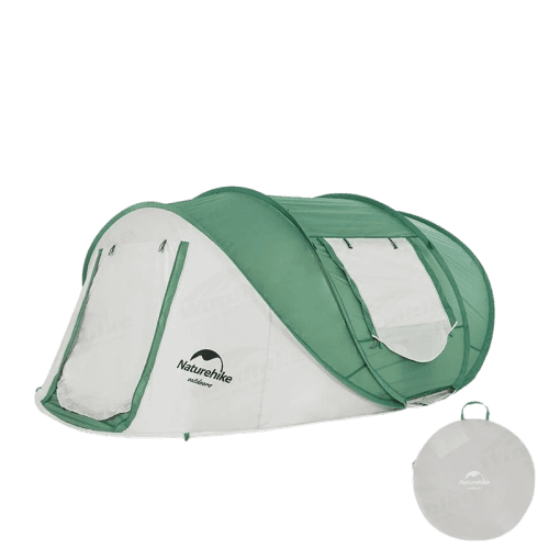 Naturehike 3-4 Hand Pop Up Automatic Tent - Green&Grey