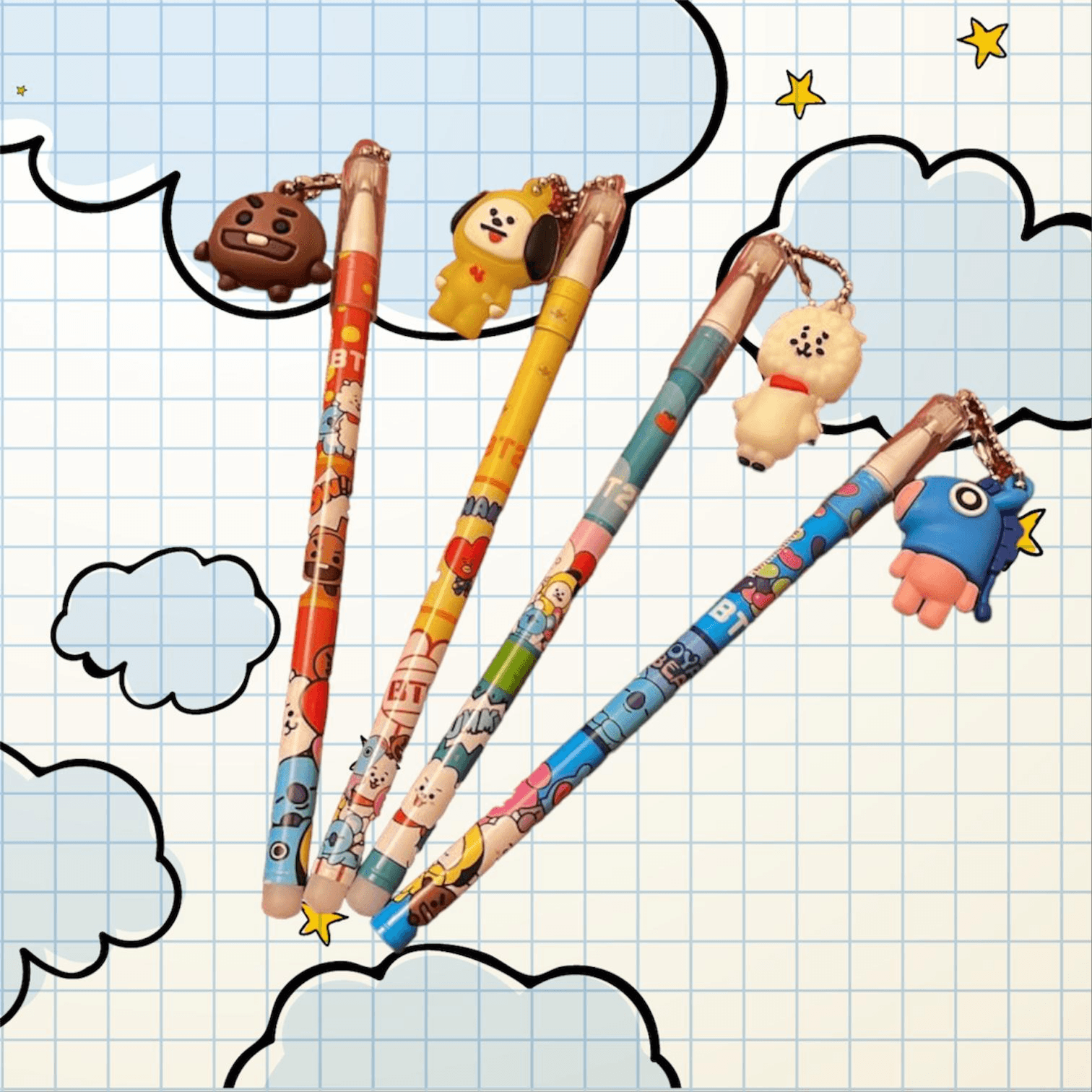 Plastic Pencil Tooth With Toy