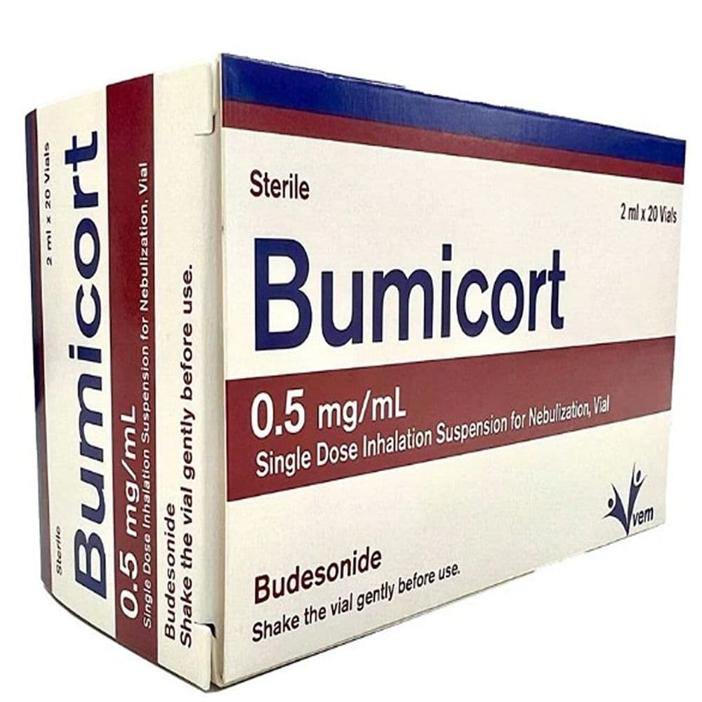 Bumicort 0.5mg/ml Suspension For Nebulization Vial 2mlX20's