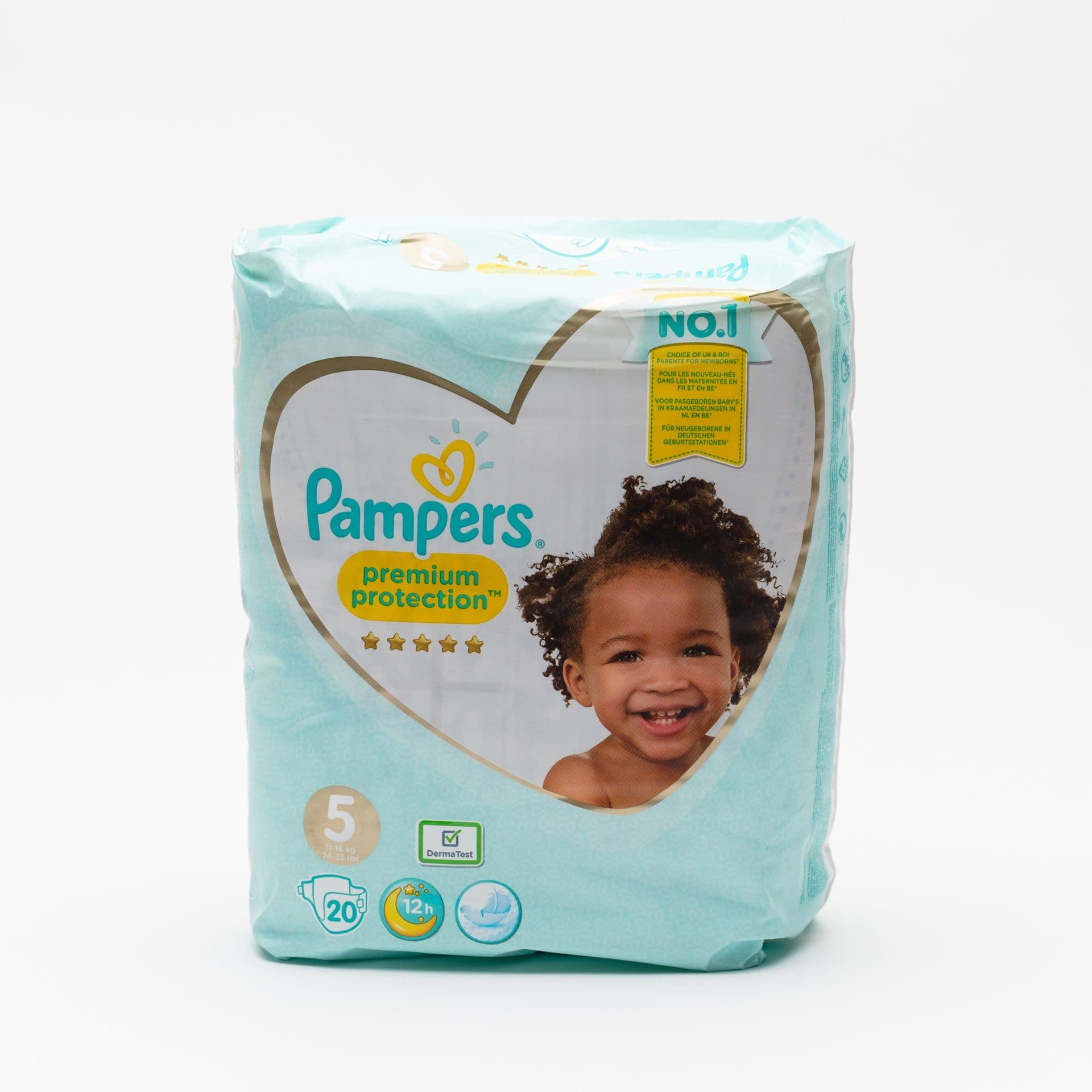 بامبرز 5 لرعايه فائقه  11-16 كيلو Package Quantity: 20 COUNT