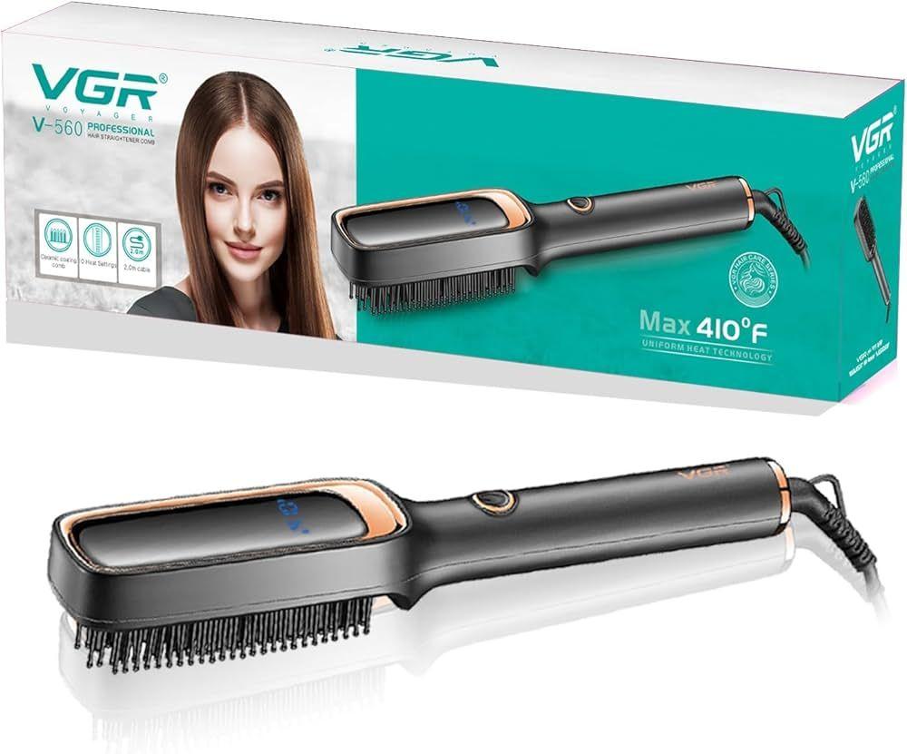 Vgr V-560 Professional Hair Straightener Comb Max 410*F Uniform Heat Technology