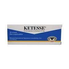 Ketesse 25Mg Tab 20'S