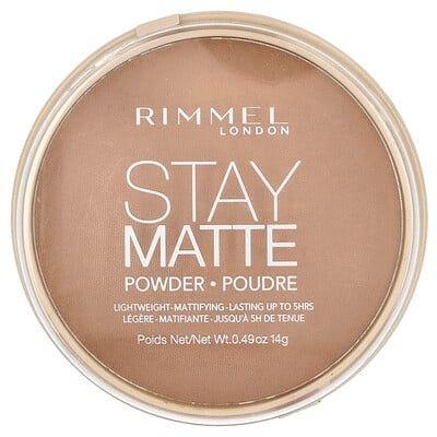 Rimmel London Stay Matte Lightweight Mattifying Powder 016 Deep Beige 14G