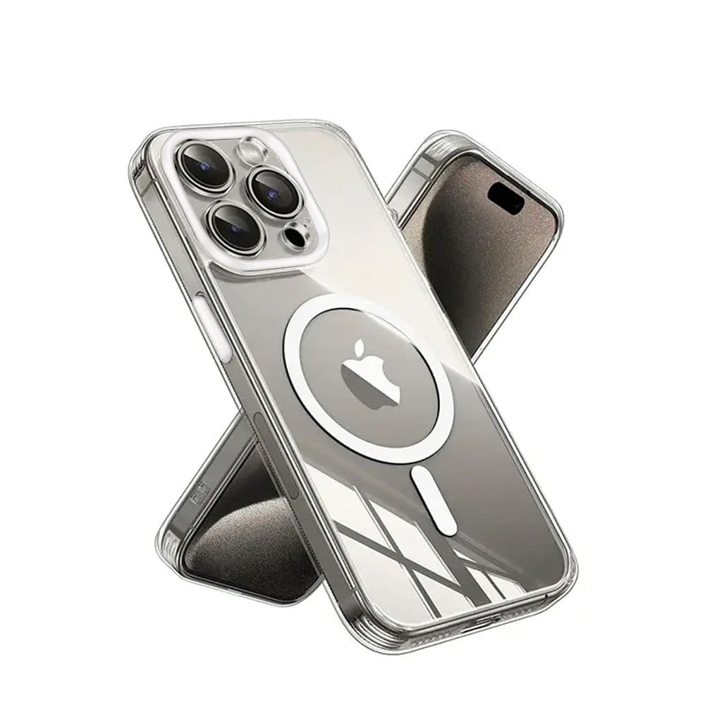 Xundd Iphone 16 Pro Max Clear Magsafe With Crome Button