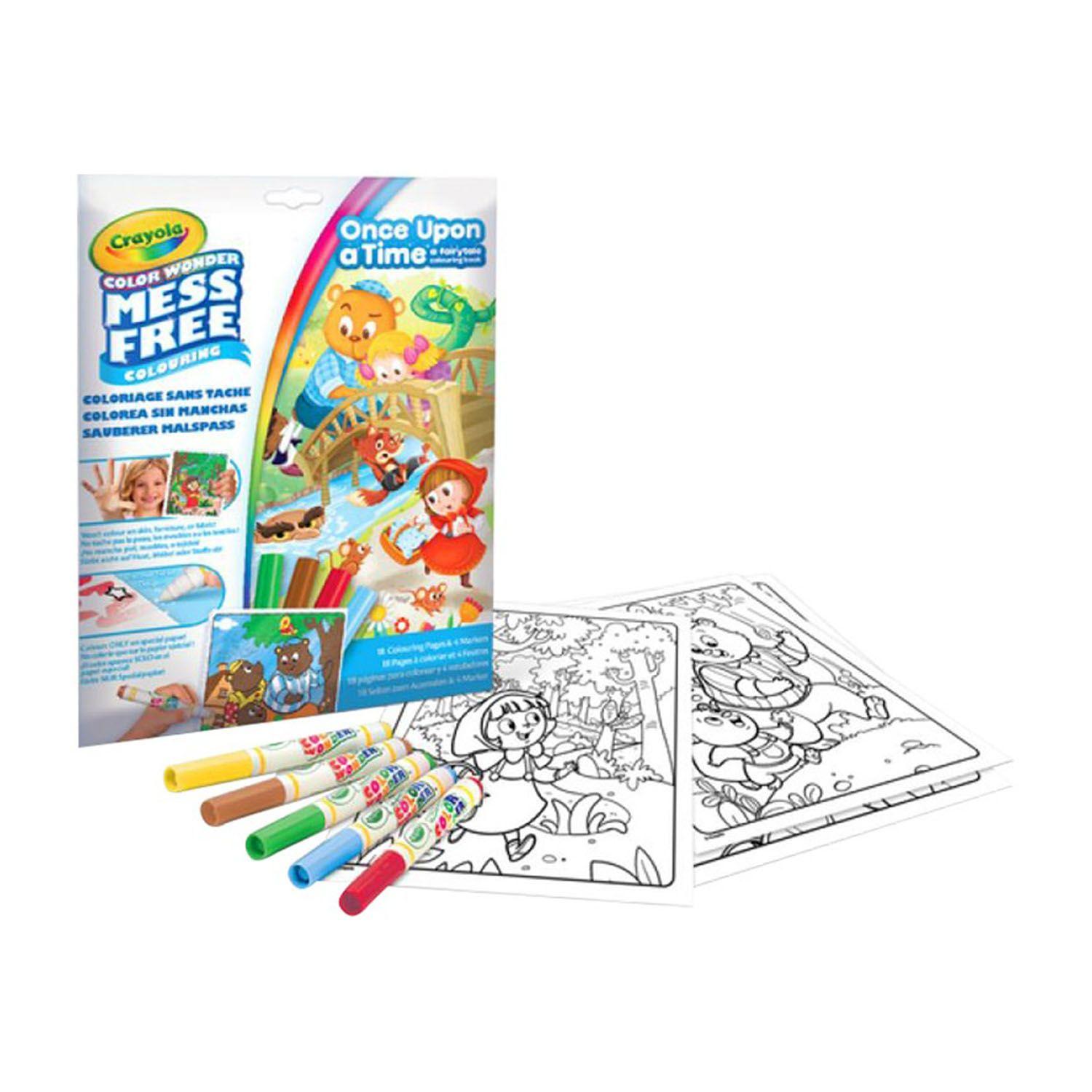 Crayola Color Wonder Set Once Upon A Time, Foldelope, 4 Markers