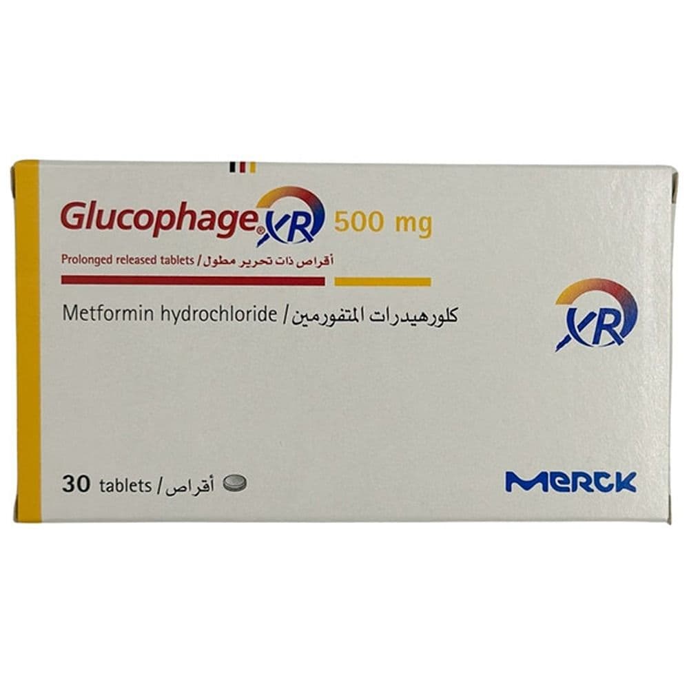 Glucophage Xr 500 Mg 30 Tablets