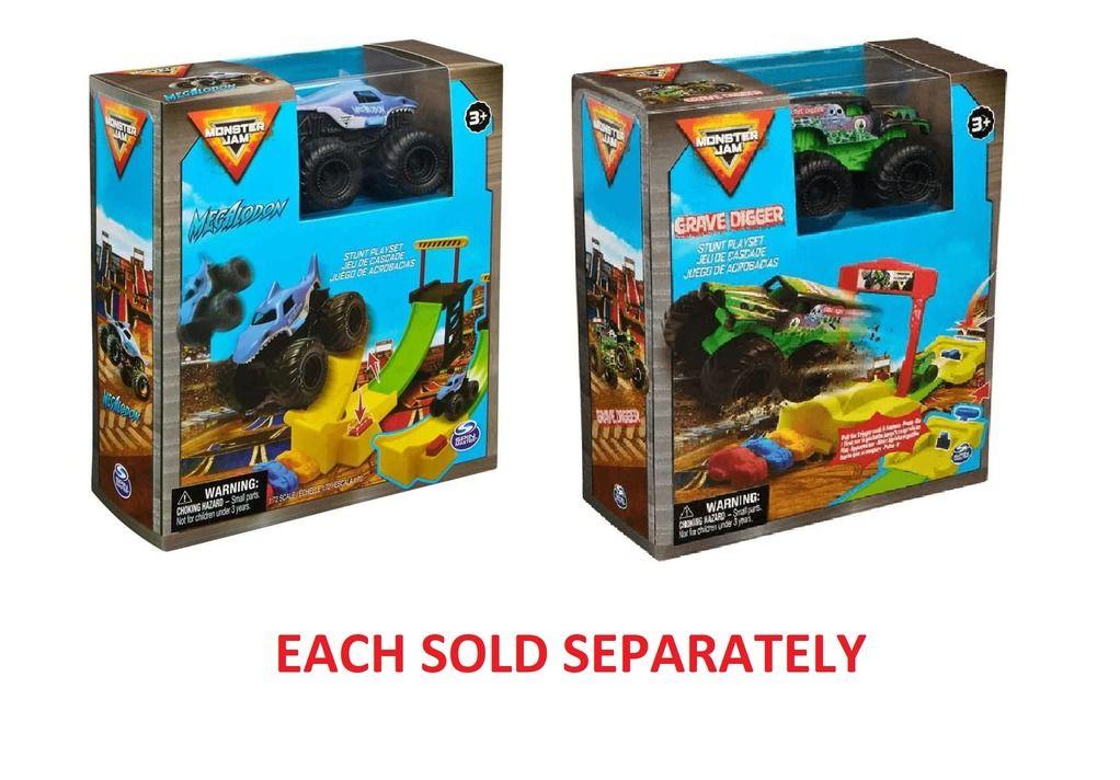 Spin Master Monster Jam 1:72 Truck Stunt Playset Assorted