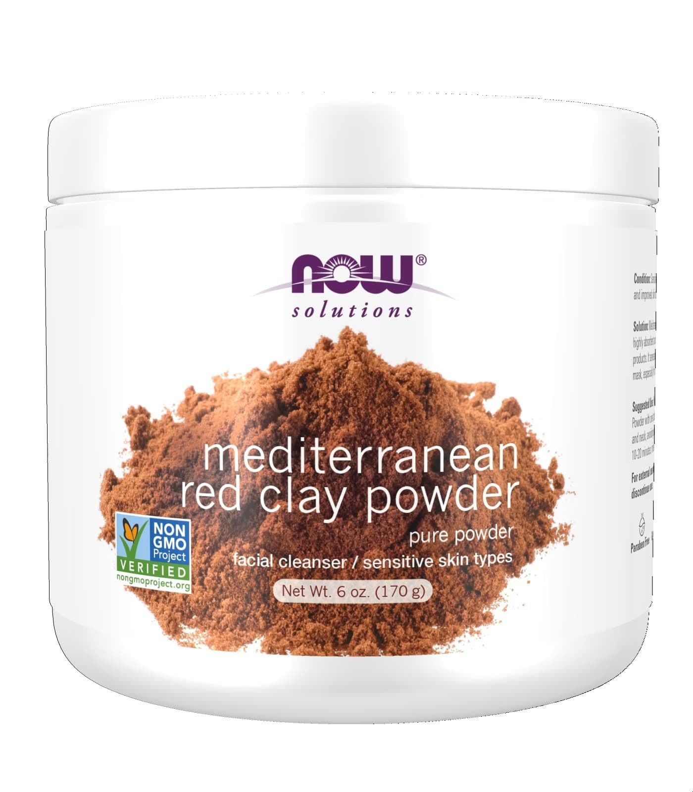 Now Foods Red Clay Powder Moroccan, 6 Oz