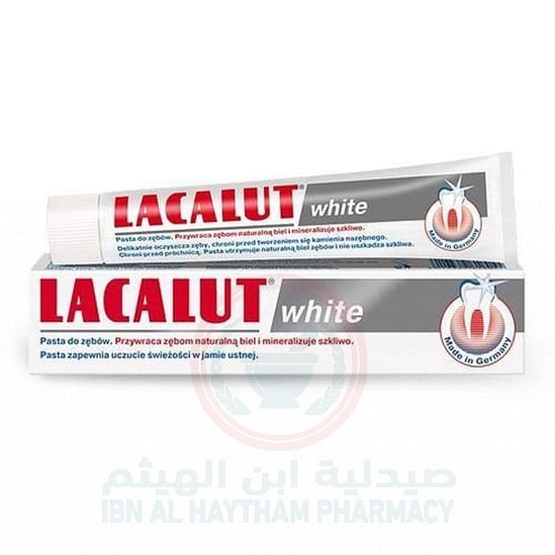 Lacalut Toothpaste White 75Ml