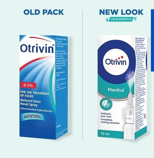 Otrivin 0.1%Manthol Nasal Spray